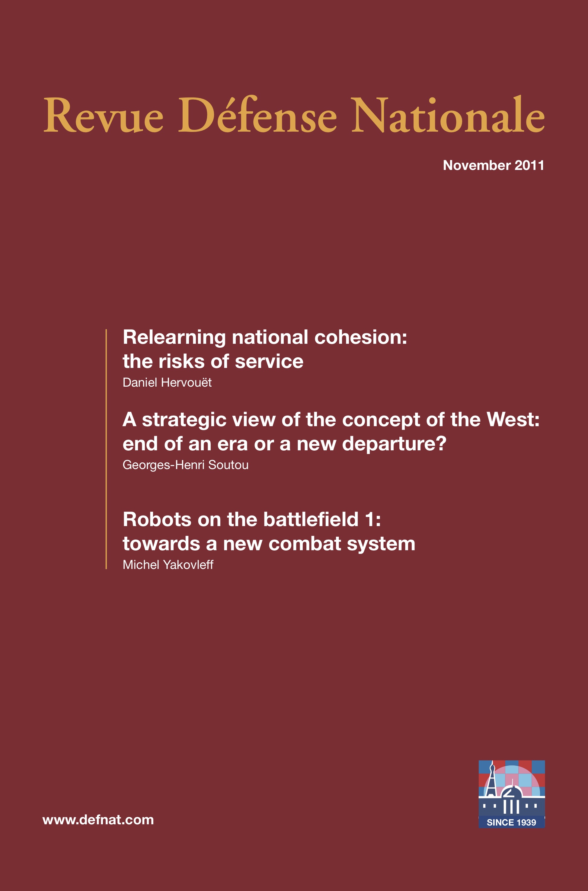 RDN n° 744 - November 2011
